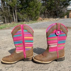 Kids 9.5 Pink Western Boot